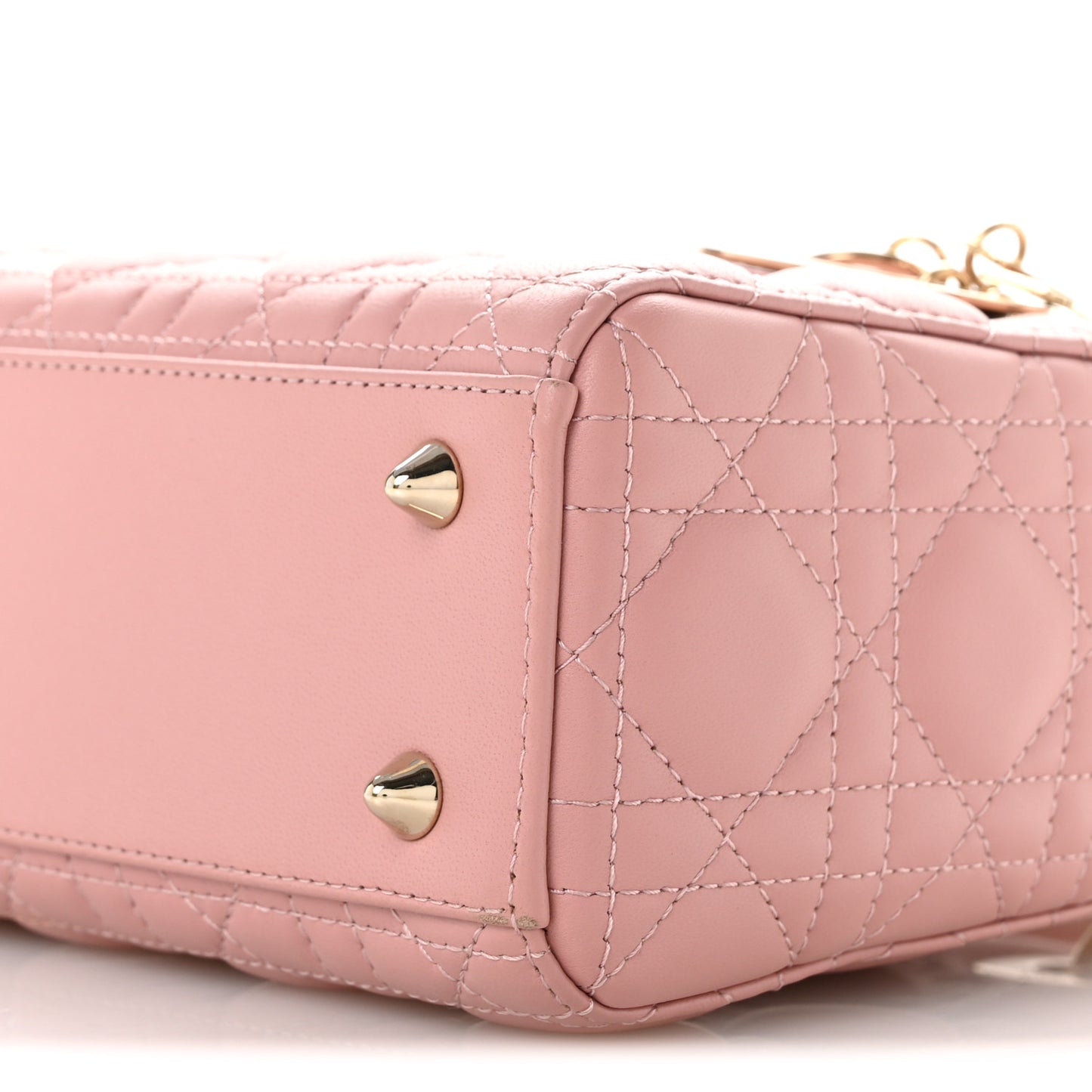 Lambskin Cannage Small My ABCDior Lady Dior Pink