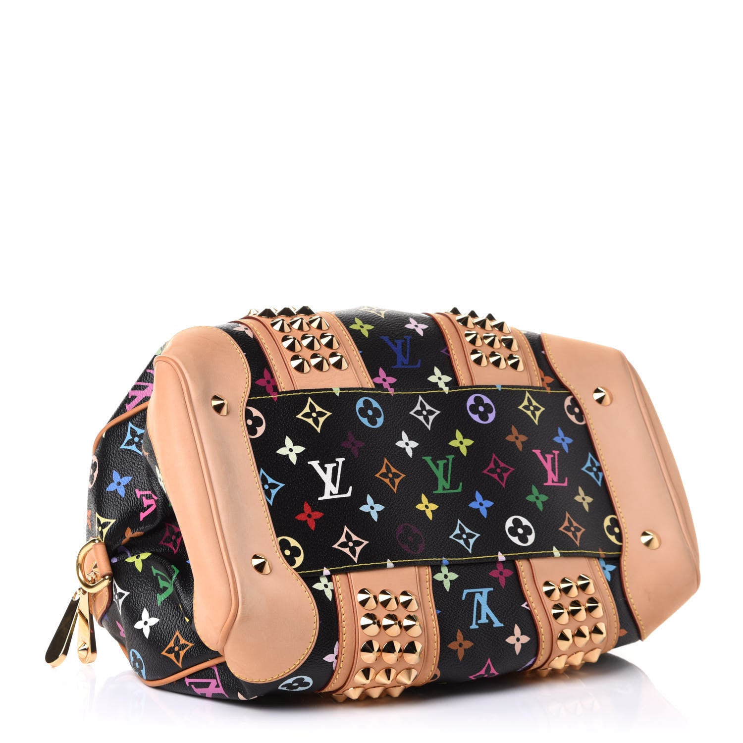 Louis Vuitton Monogram Multicolor Courtney MM Black 4 of 9