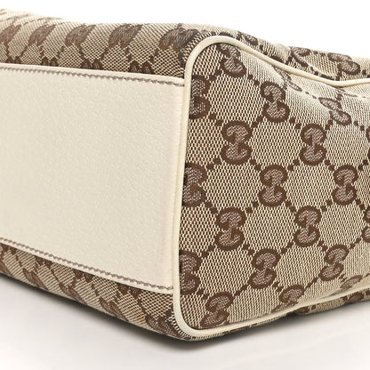 Gucci Monogram Small Charmy Boston White 10 of 10