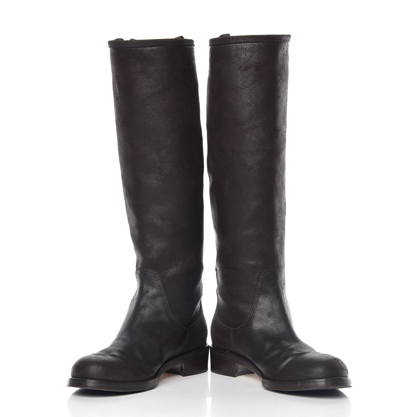 Suede Doreen Tall Boots 36.5 Brown