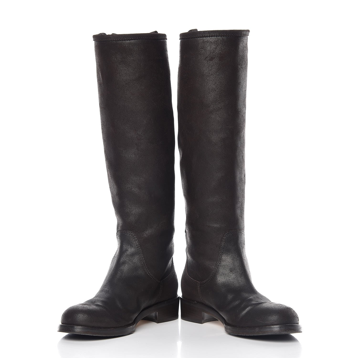 Jimmy Choo Suede Doreen Tall Boots 36.5 Brown 5 of 13