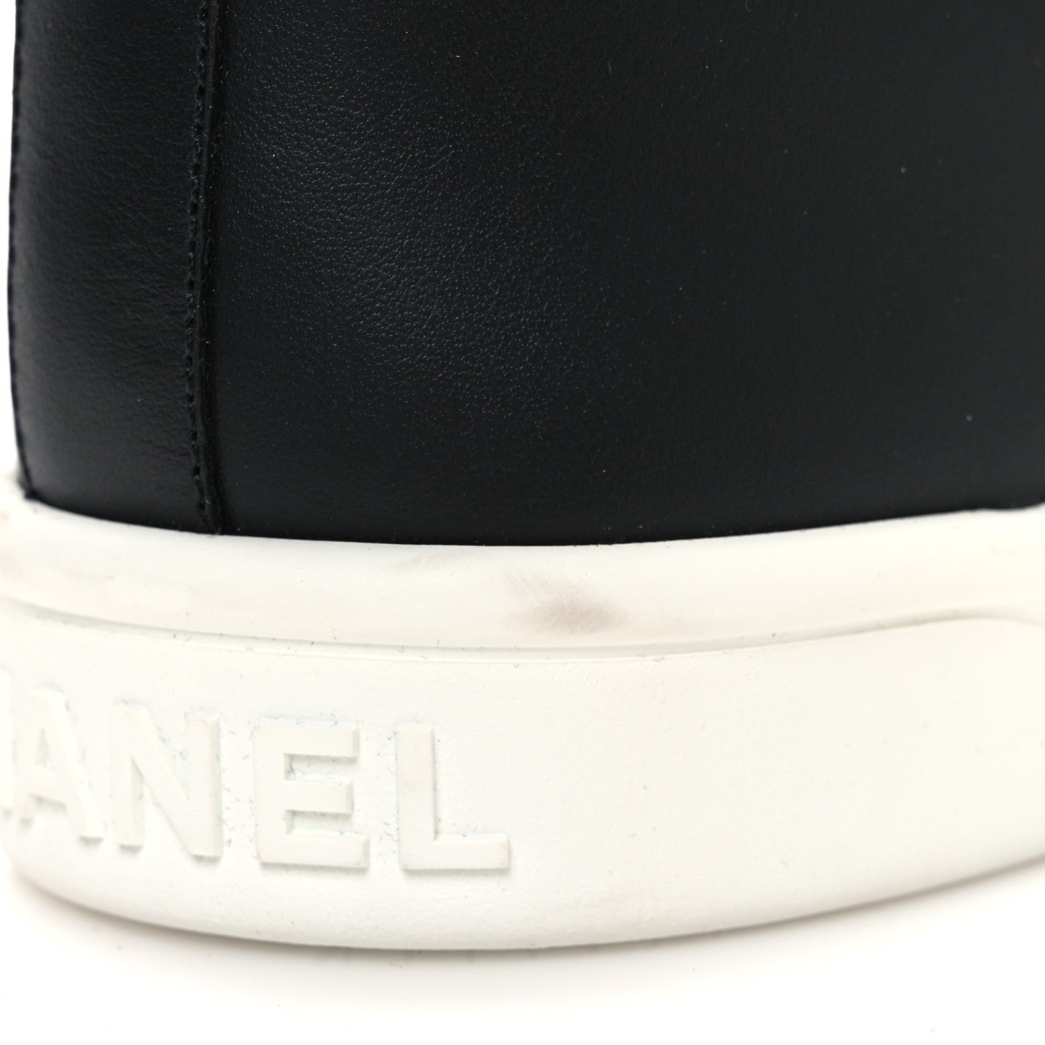 Chanel Calfskin CC Mens Sneakers 44 Black 11 of 11