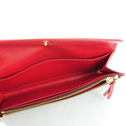 Louis Vuitton Damier Ebene Caissa Wallet Cherry 5 of 7