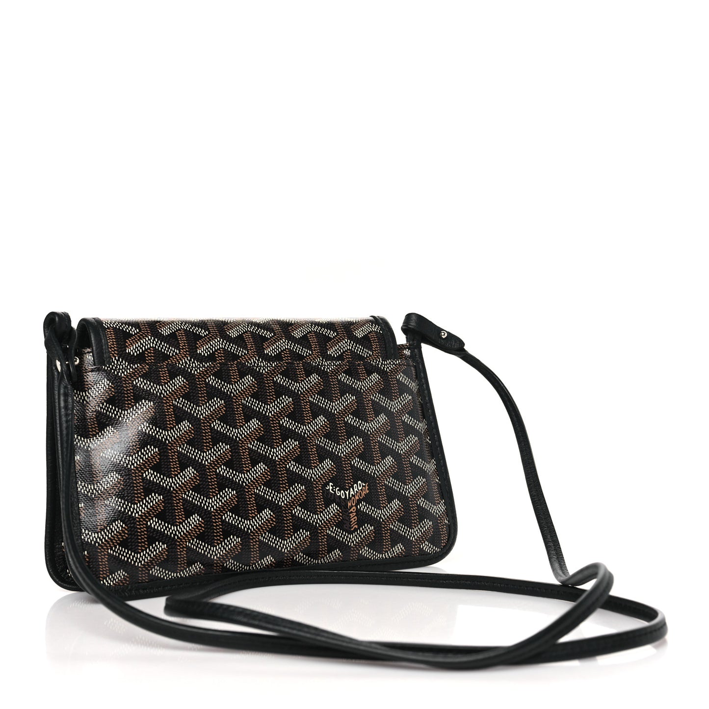 Goyardine Plumet Wallet Clutch Black