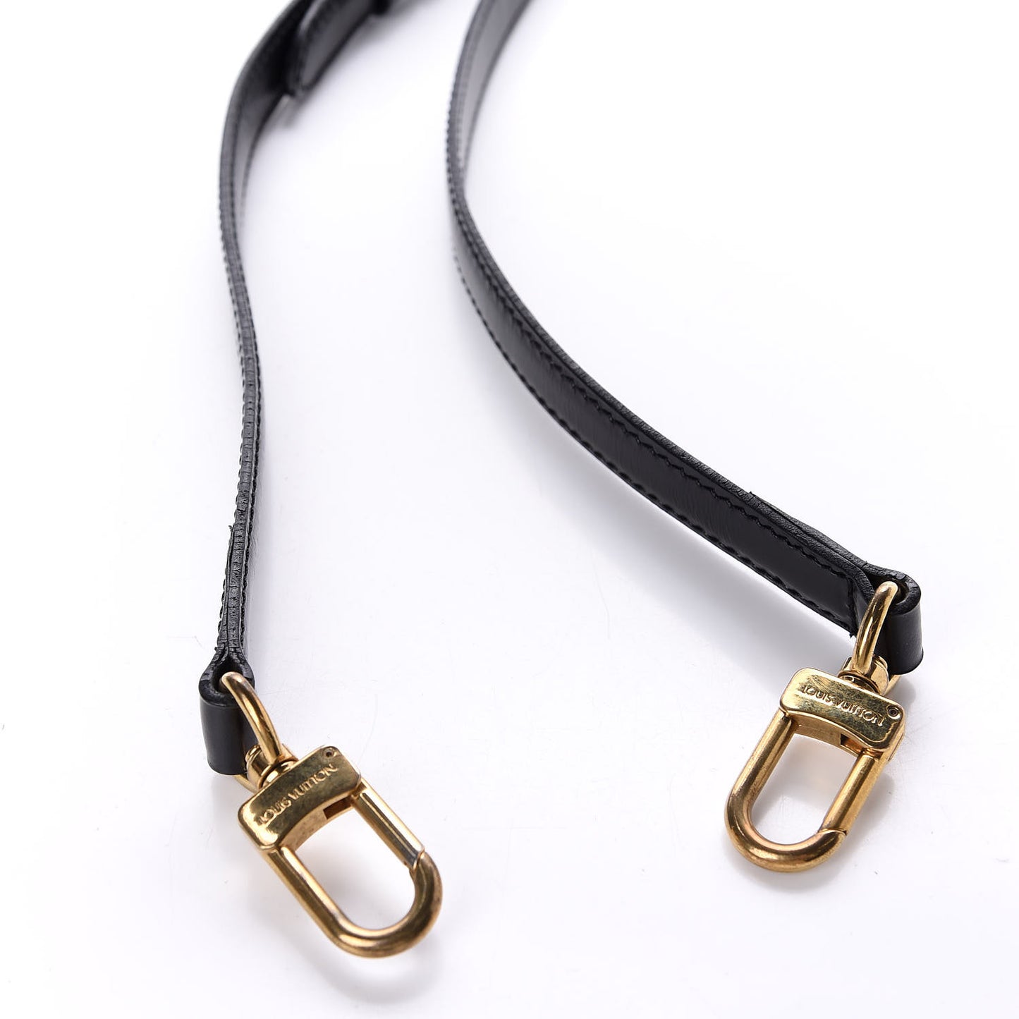 Calfskin Speedy Bandouliere Shoulder Strap Black