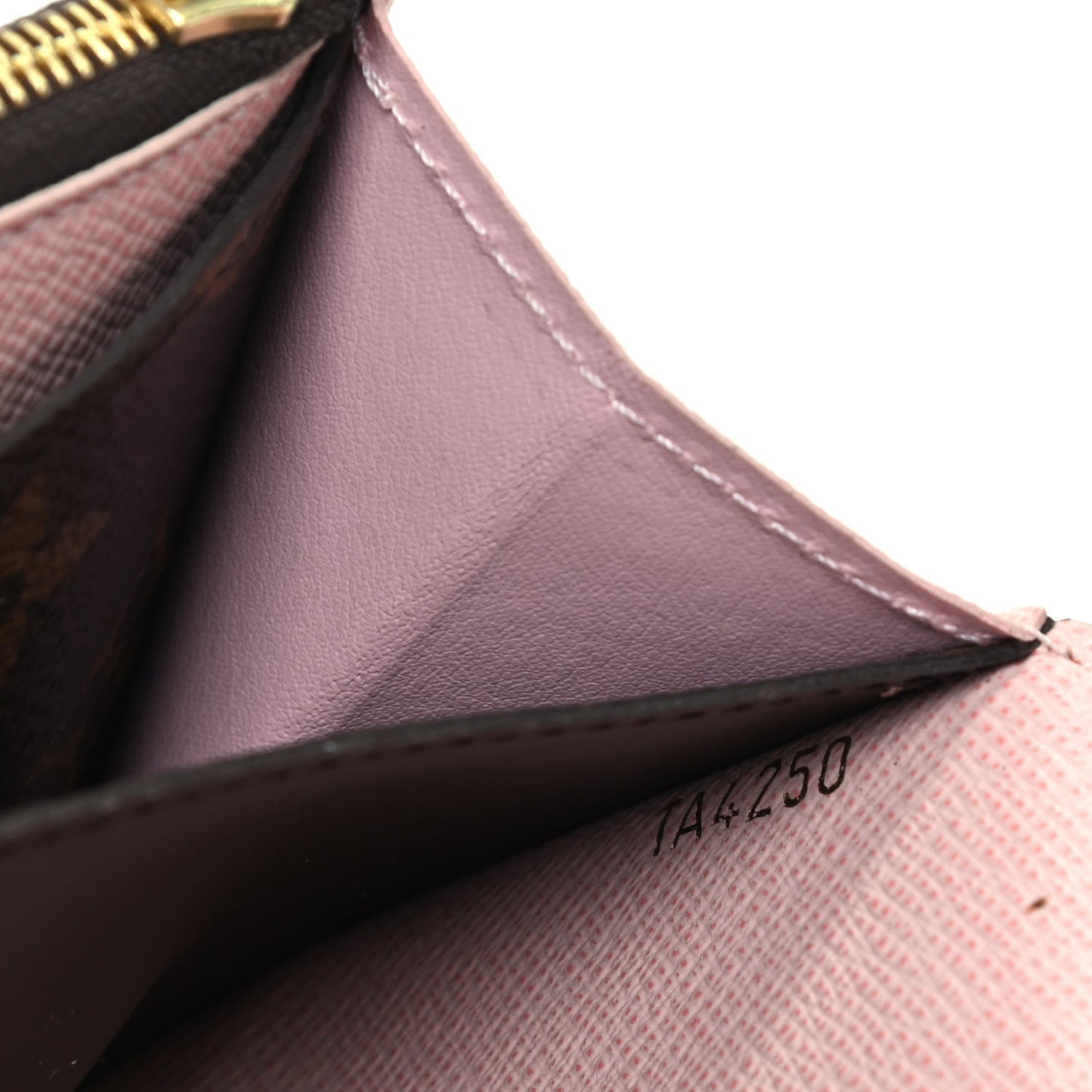 Monogram Emilie Wallet Rose Ballerine