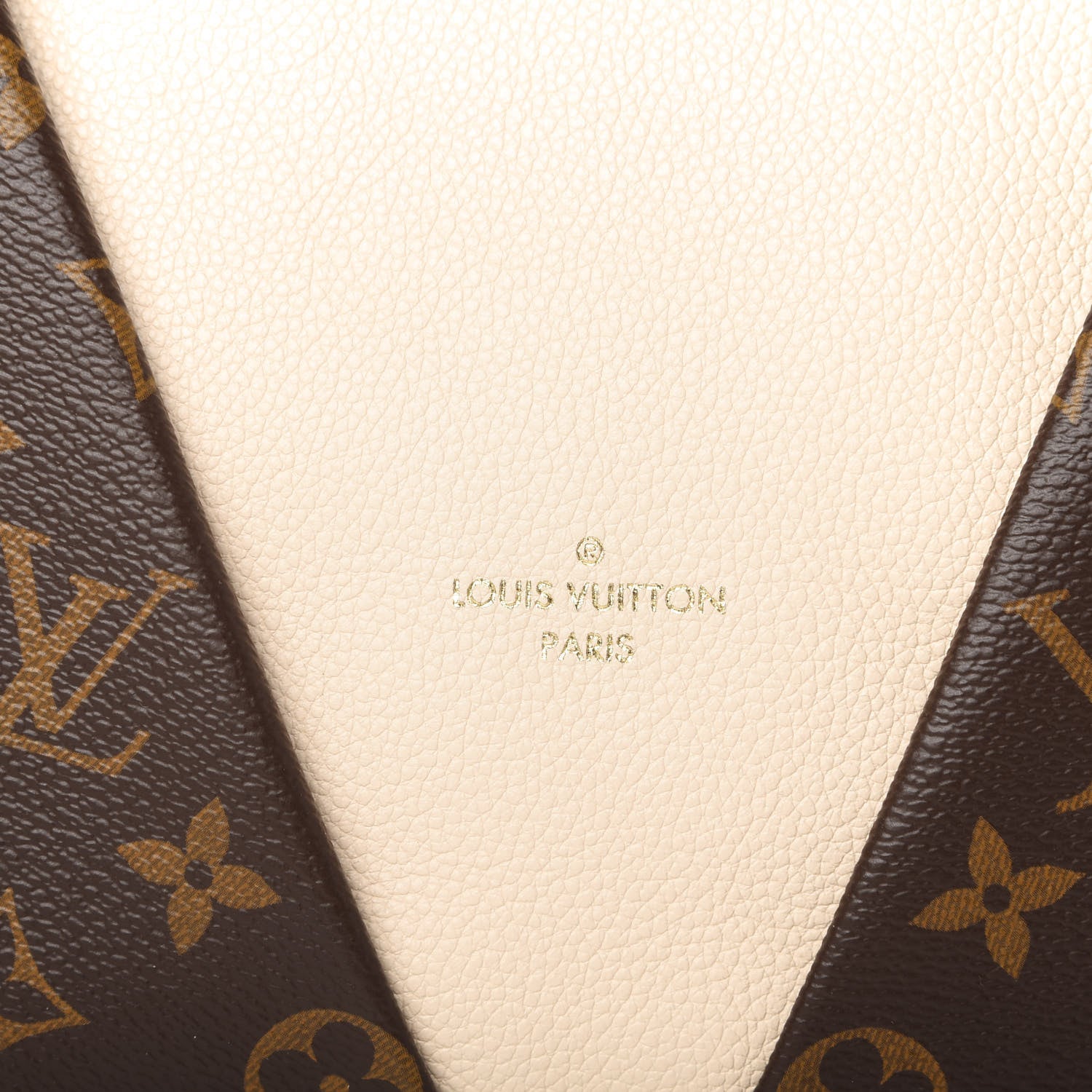 Louis Vuitton Monogram Braided V Tote MM Creme 10 of 11