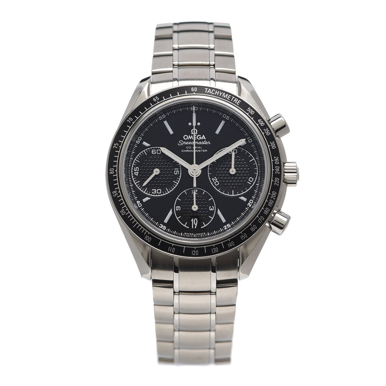Omega Stainless Steel 40mm Speedmaster Racing Co-Axial Chronograph Automatic Watch Black 326.30.40.50.01.001 1 of 6