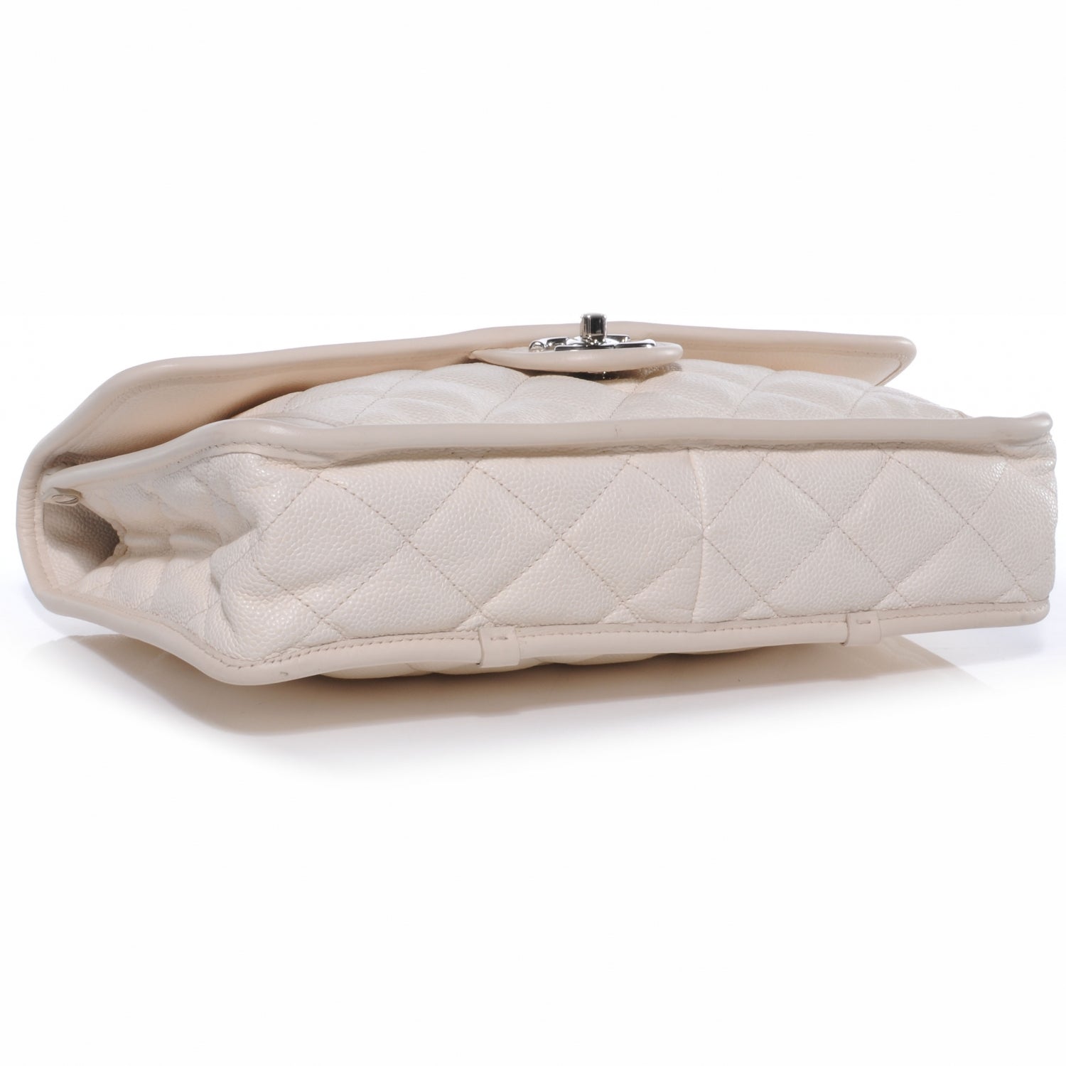 Chanel Caviar French Riviera Large Flap White 4 of 8