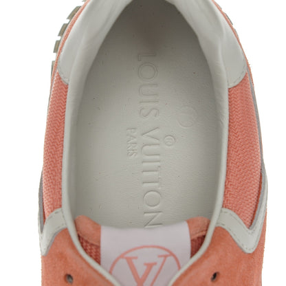 Louis Vuitton Nubuck Suede Run Away Sneakers 36.5 Pink 6 of 6