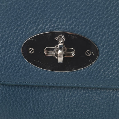 Mulberry Small Classic Grain Calfskin Mini Lily Steel Blue 14 of 14