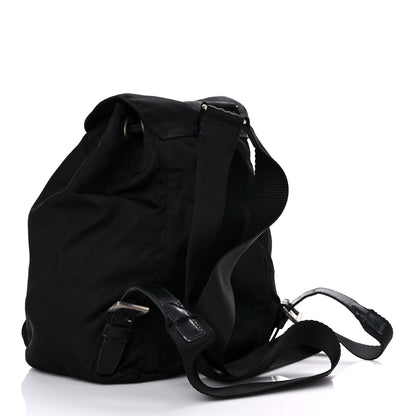 Prada Nylon Vela Mini Cinch Backpack Black 3 of 21