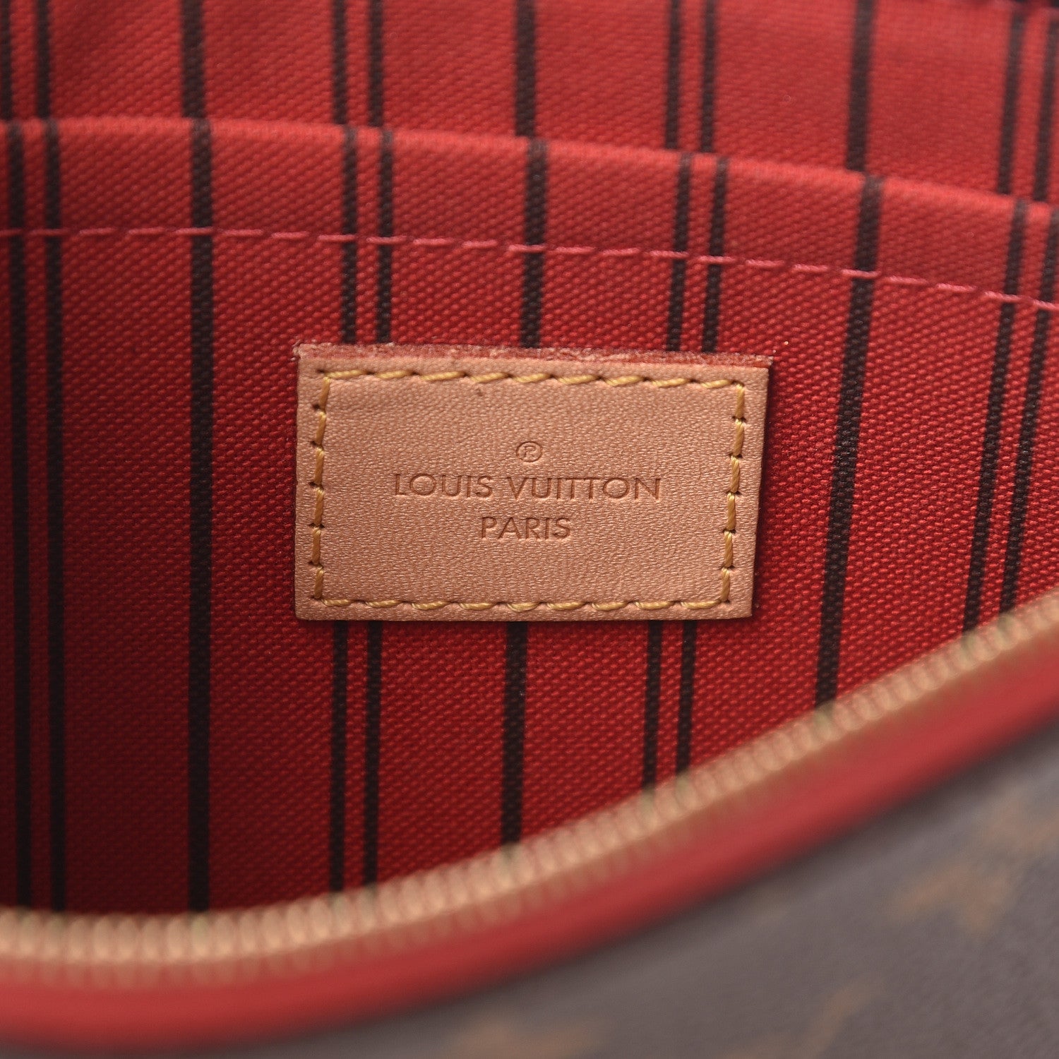 Louis Vuitton Monogram Neverfull MM GM Pochette Cherry 6 of 13