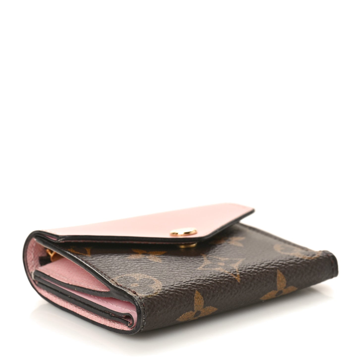 LOUIS VUITTON Monogram Zoe Wallet Rose Ballerine
