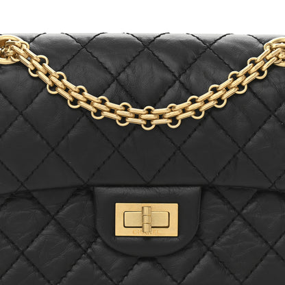 Chanel Aged Calfskin Quilted 2.55 Reissue Mini Flap Black 8 of 11