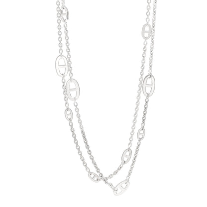 Hermes Sterling Silver Farandole Necklace 120 1 of 5