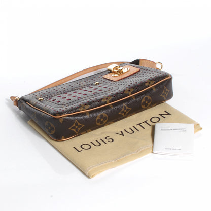 Louis Vuitton Monogram Perforated Pochette Plat Fuchsia 4 of 7