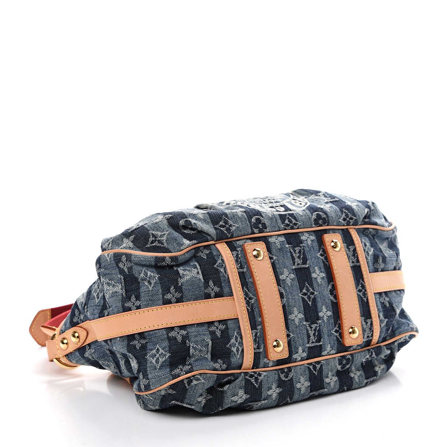 Louis Vuitton Denim Raye Porte Epaule MM 3 of 12