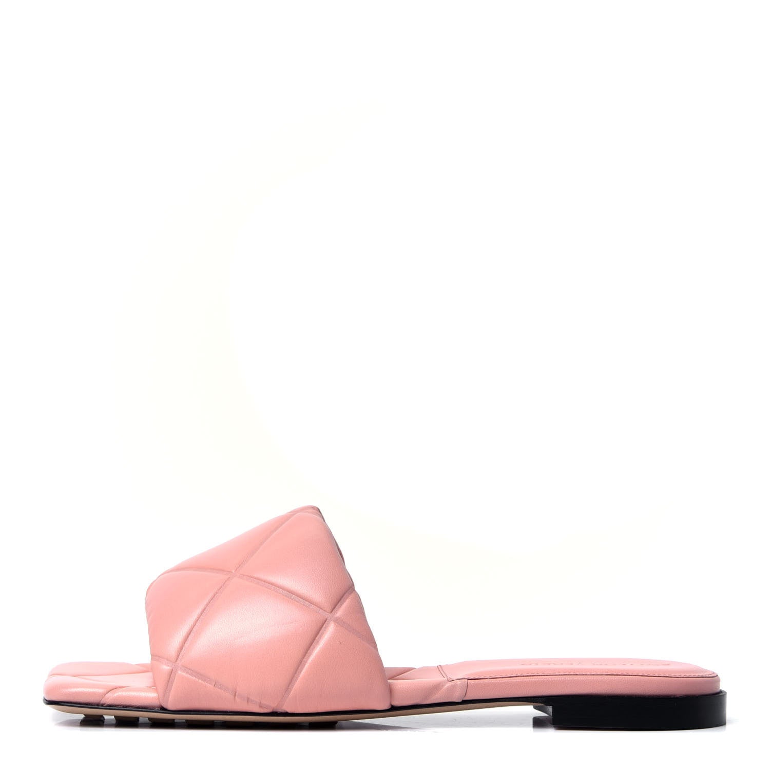 Bottega Veneta Nappa Quilted Rubber Lido Flat Sandals 38 Blossom 1 of 6