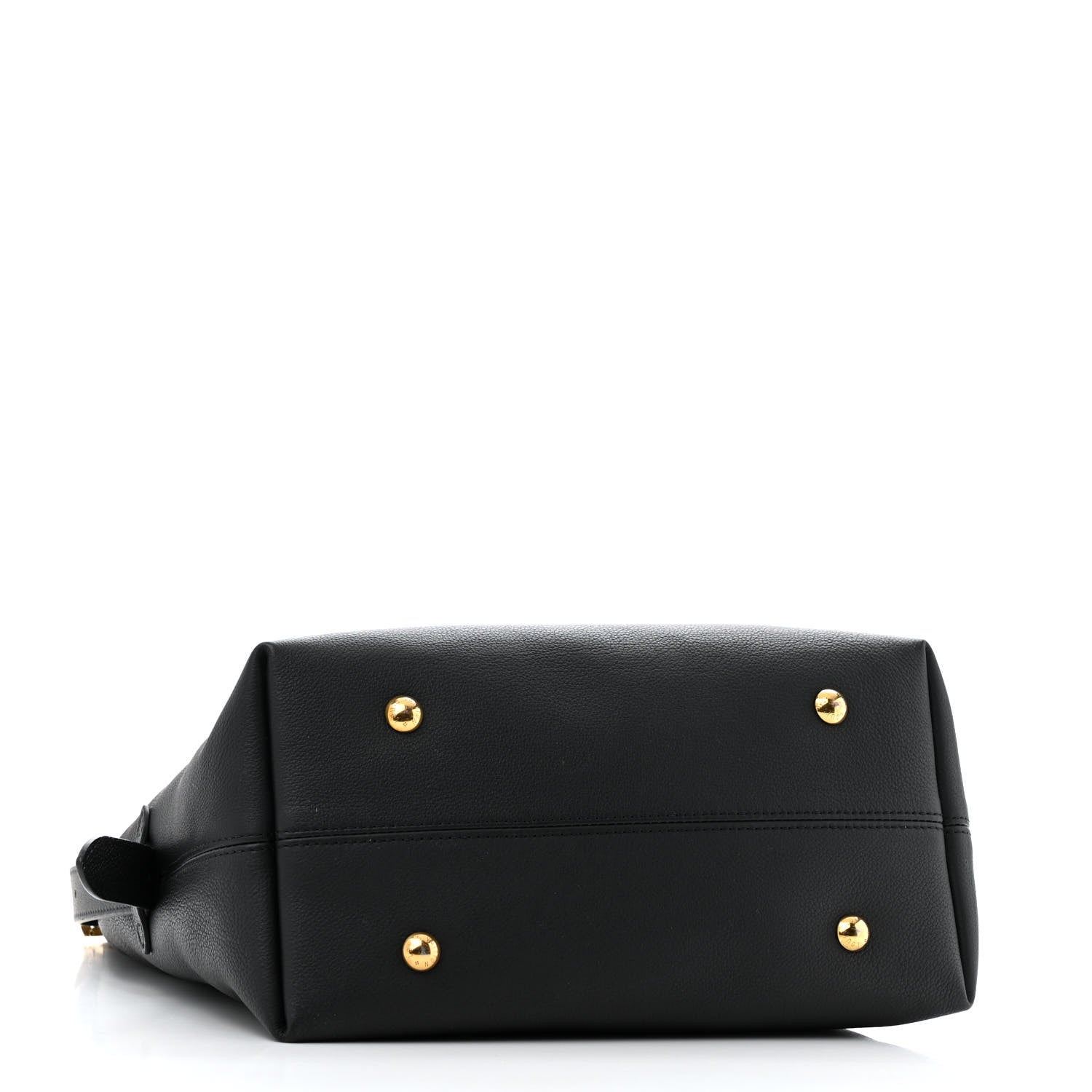 Louis Vuitton Grained Calfskin Low Key Hobo MM Black 5 of 12