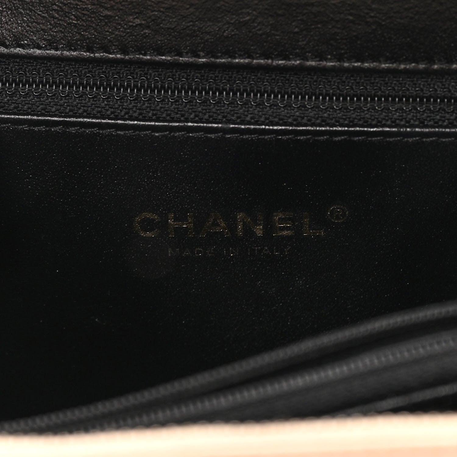 Chanel Caviar Quilted Medium CC Filigree Vanity Case Beige Black 6 of 19