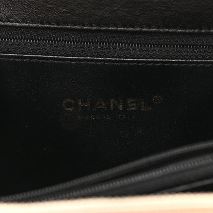 Chanel Caviar Quilted Medium CC Filigree Vanity Case Beige Black 6 of 19