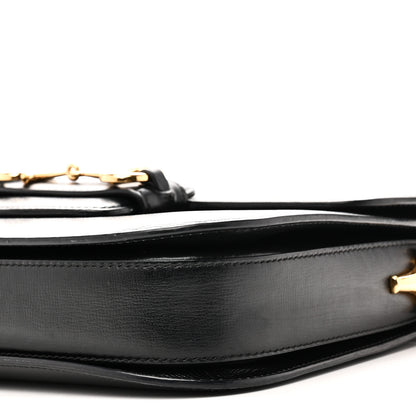 Gucci Azalea Calfskin Horsebit 1955 Shoulder Bag Black 10 of 10