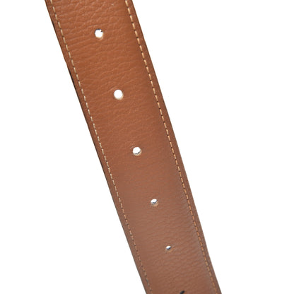 Hermes Box Togo 32mm H Belt 90 Black Gold 9 of 11