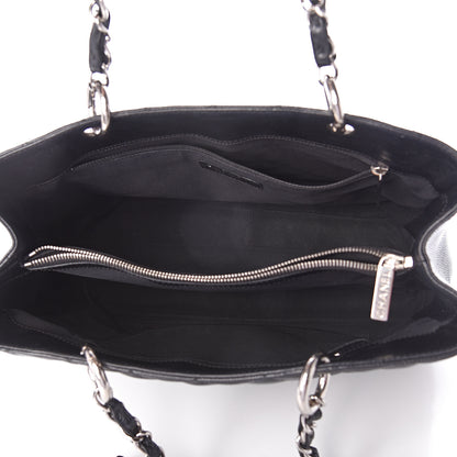 Chanel Caviar Quilted Grand Shopping Tote GST Black 4 of 9
