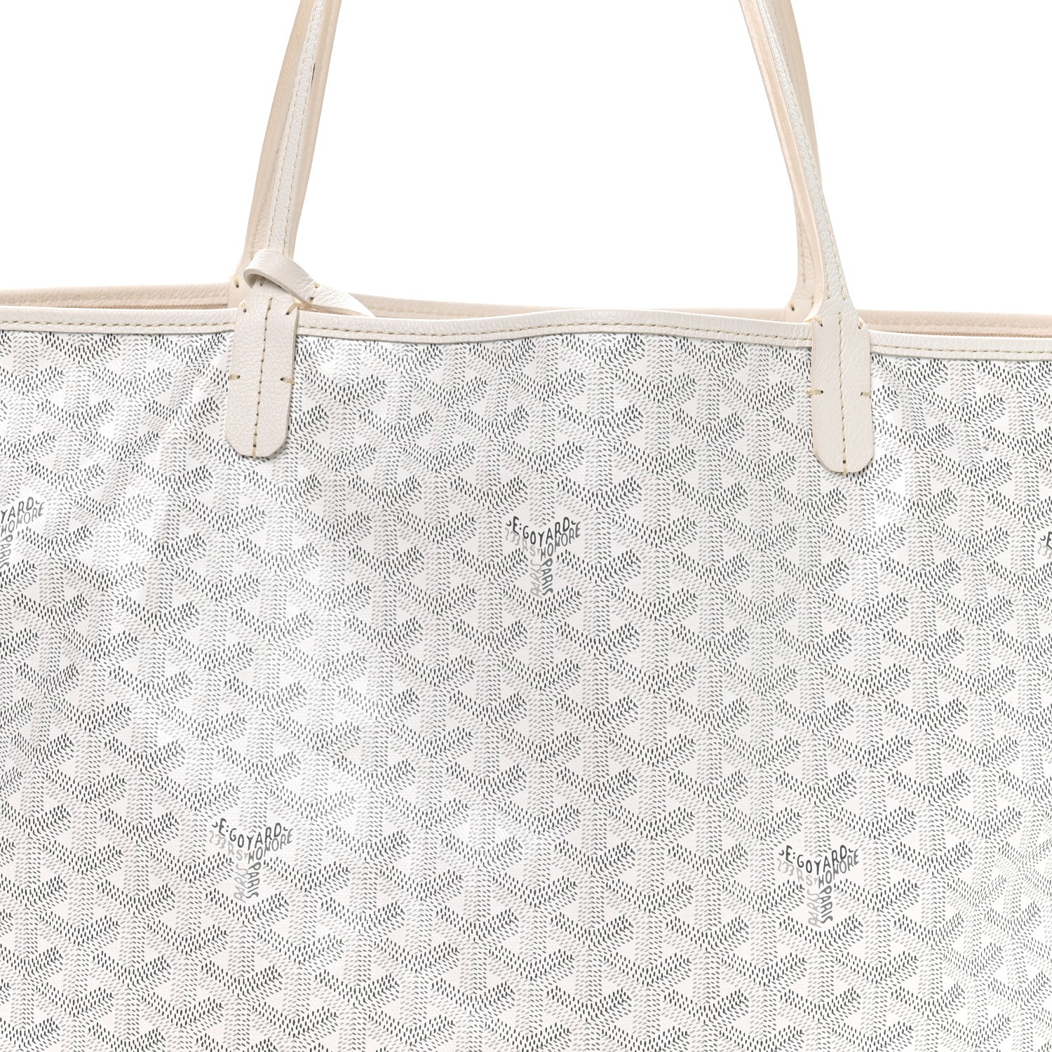 Goyard Goyardine Saint Louis GM White 8 of 10