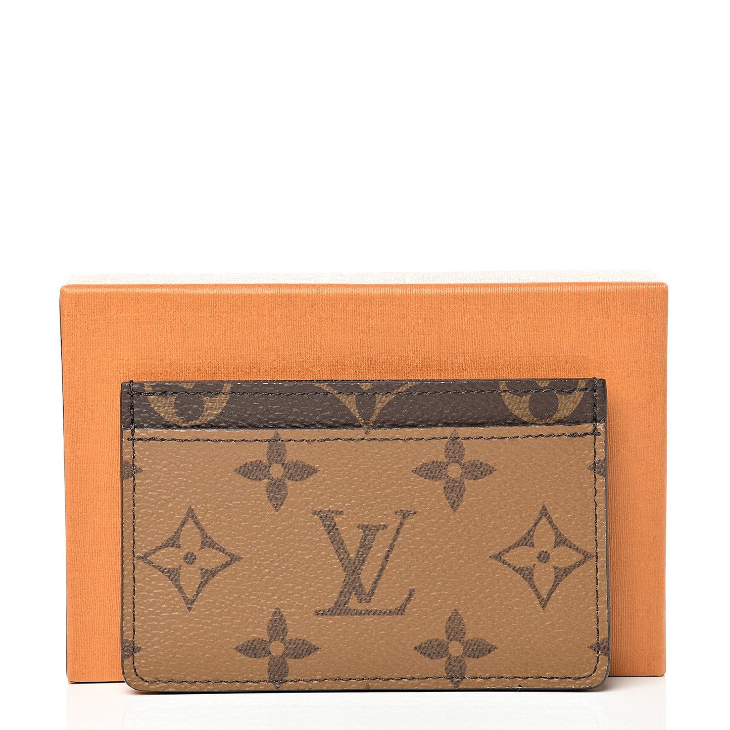 Reverse Monogram Card Holder