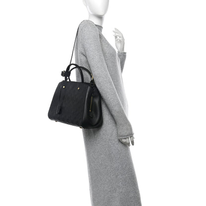 Louis Vuitton Empreinte Montaigne MM Black 2 of 10