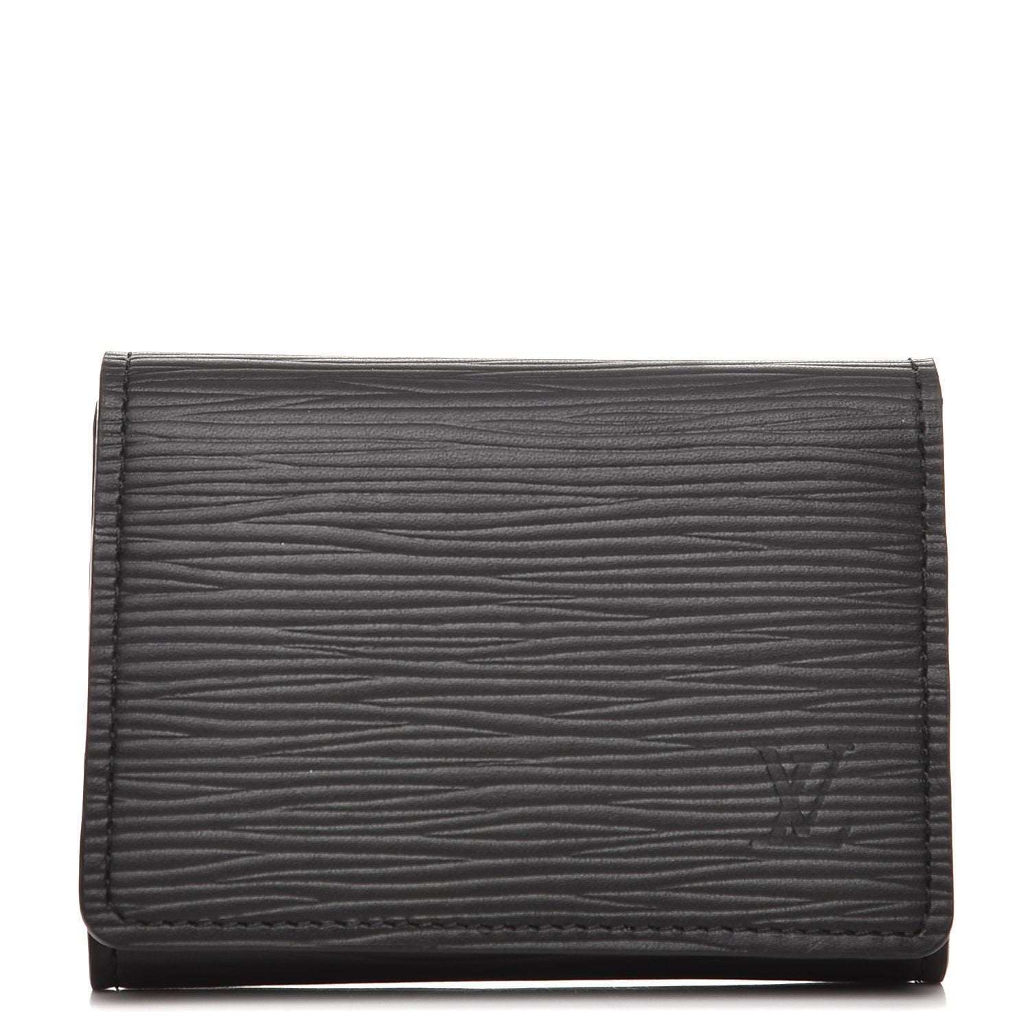 Louis Vuitton Epi Enveloppe Carte De Visite Black 1 of 8
