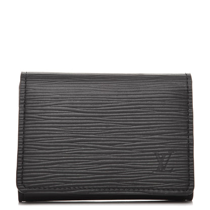 Louis Vuitton Epi Enveloppe Carte De Visite Black 1 of 8