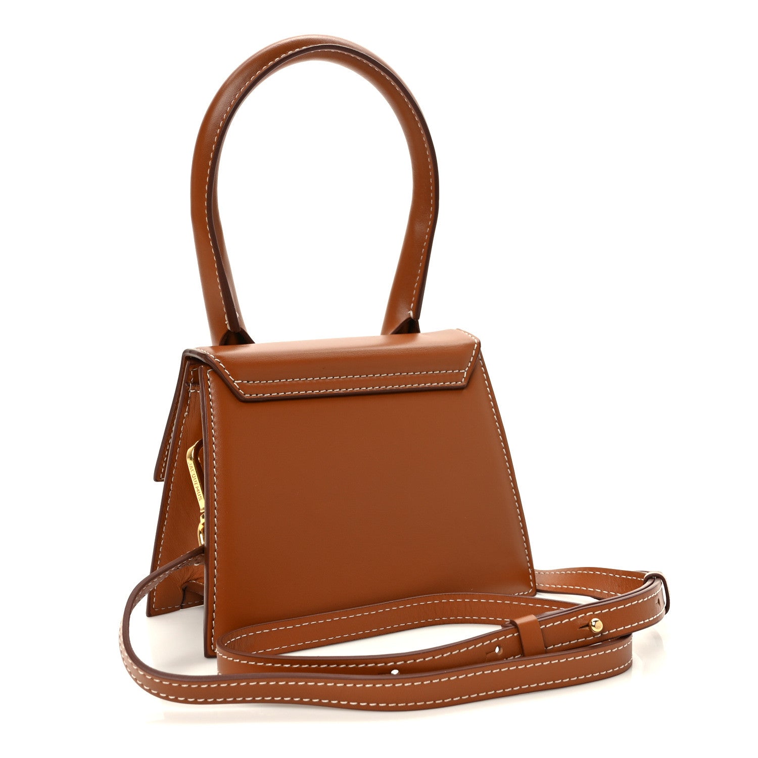 Jacquemus Smooth Calfskin Le Chiquito Moyen Light Brown 3 of 8
