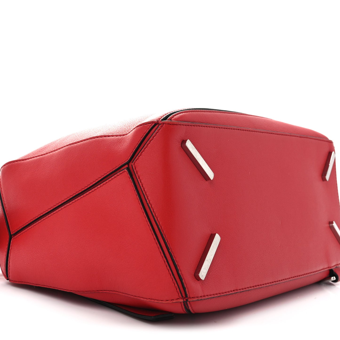 Calfskin Medium Puzzle Bag Scarlet