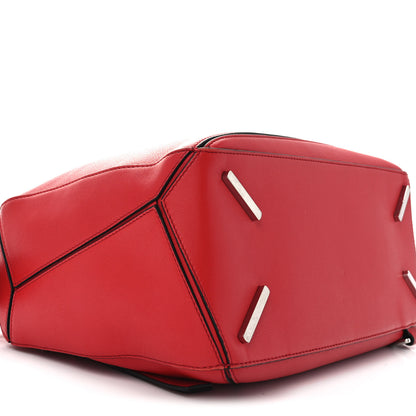 Loewe Calfskin Medium Puzzle Bag Scarlet 8 of 10
