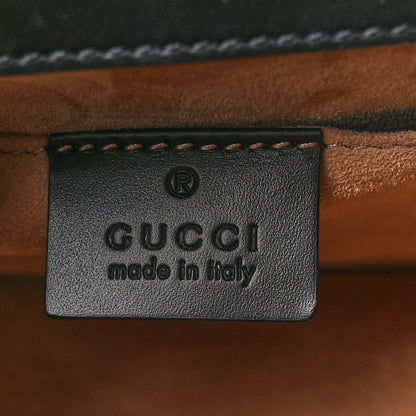 Gucci Calfskin Mini Sylvie Top Handle Bag Black 6 of 14