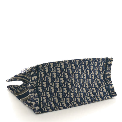 Christian Dior Oblique Medium Book Tote Blue Multicolor 4 of 11