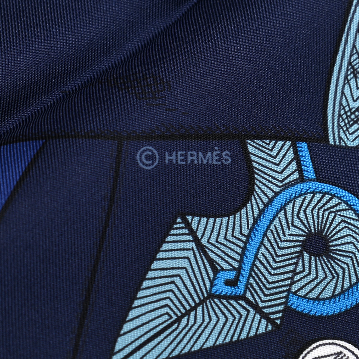 Hermes Silk Zouaves Et Dragons Scarf 90 Marine Bordeaux Cobalt 10 of 12