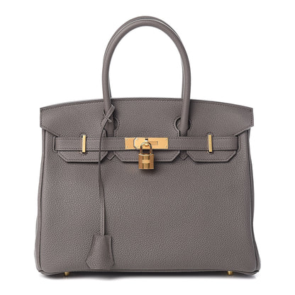 Hermes Togo Birkin 30 Etain 1 of 30