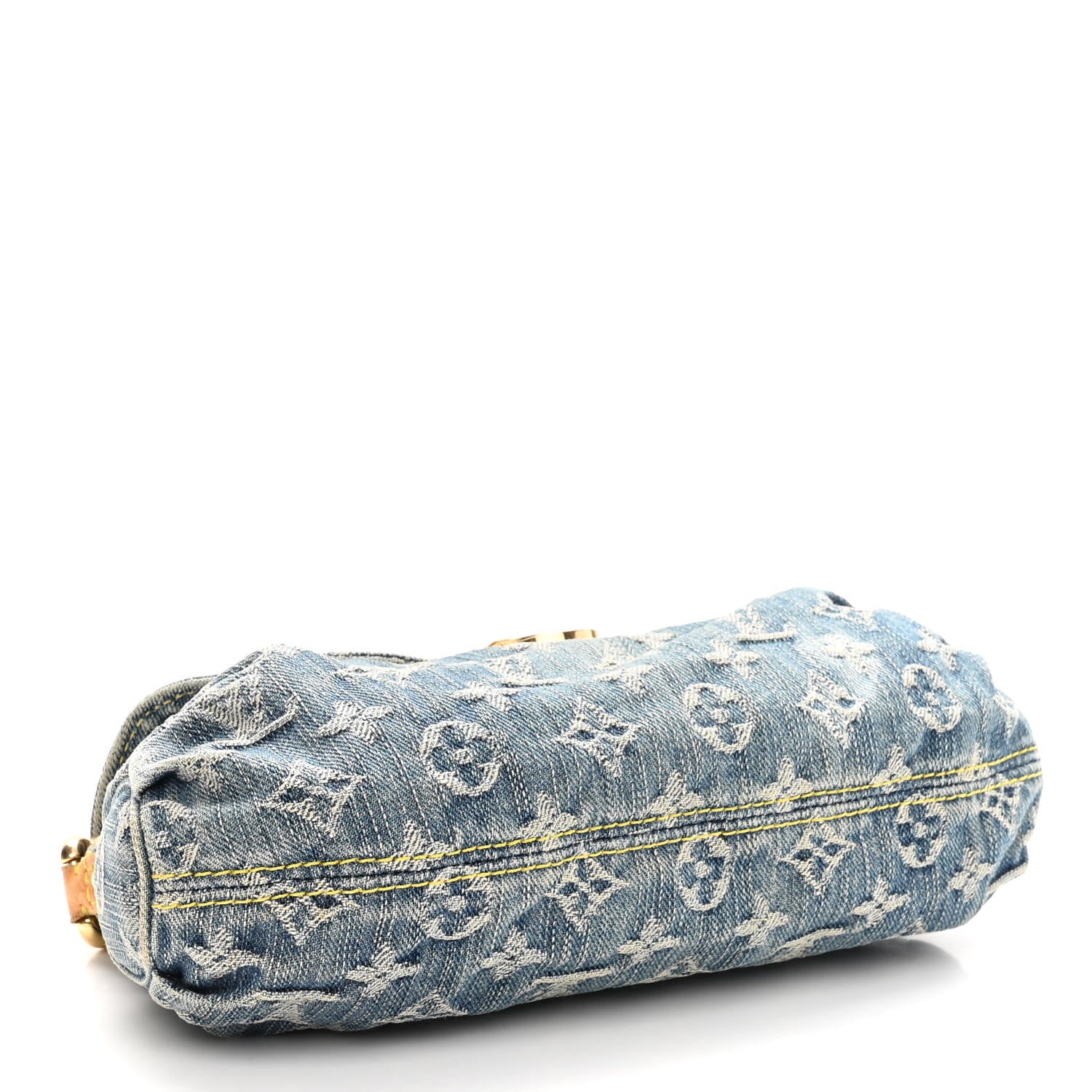Louis Vuitton Monogram Denim Mini Pleaty Blue 4 of 10