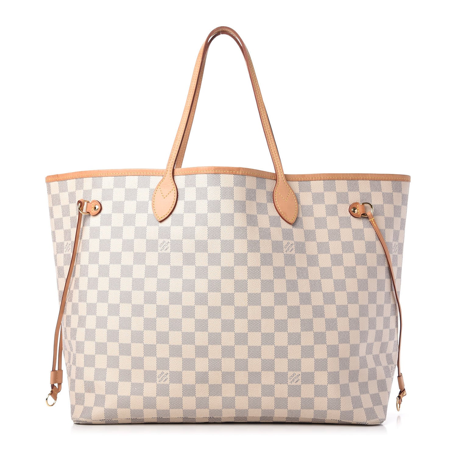 Louis Vuitton Damier Azur Neo Neverfull GM Rose Ballerine 1 of 12