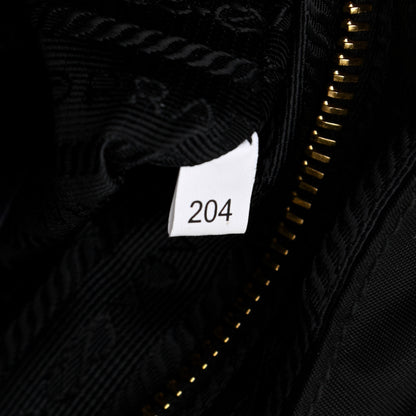Prada Tessuto Nylon Soft Calfskin Backpack Black 7 of 10