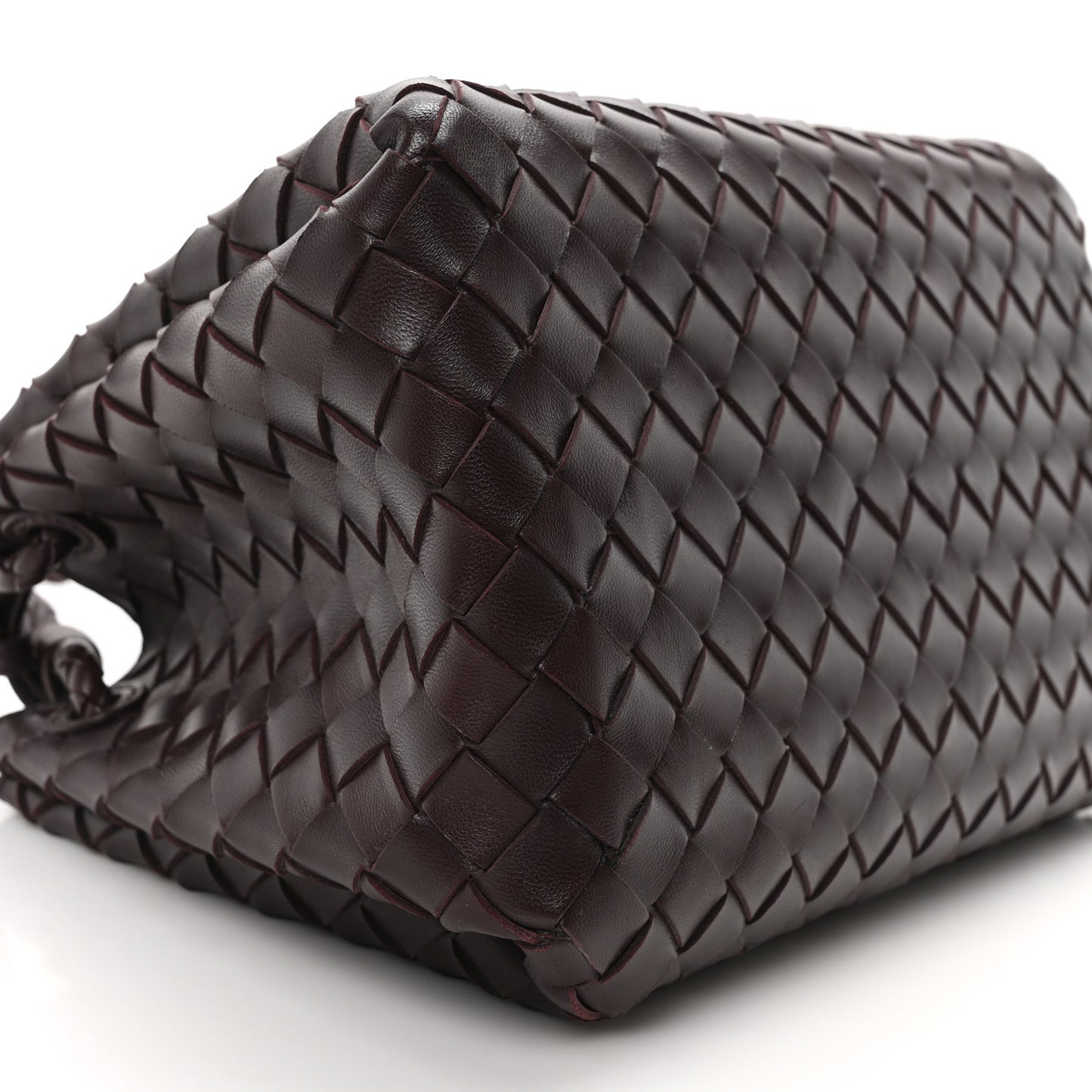 Nappa Intrecciato Small Parachute Shoulder Bag Barolo