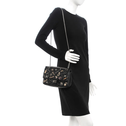 Chanel Aged Calfskin Lucky Charms 2.55 Reissue 225 Flap Black 2 of 11
