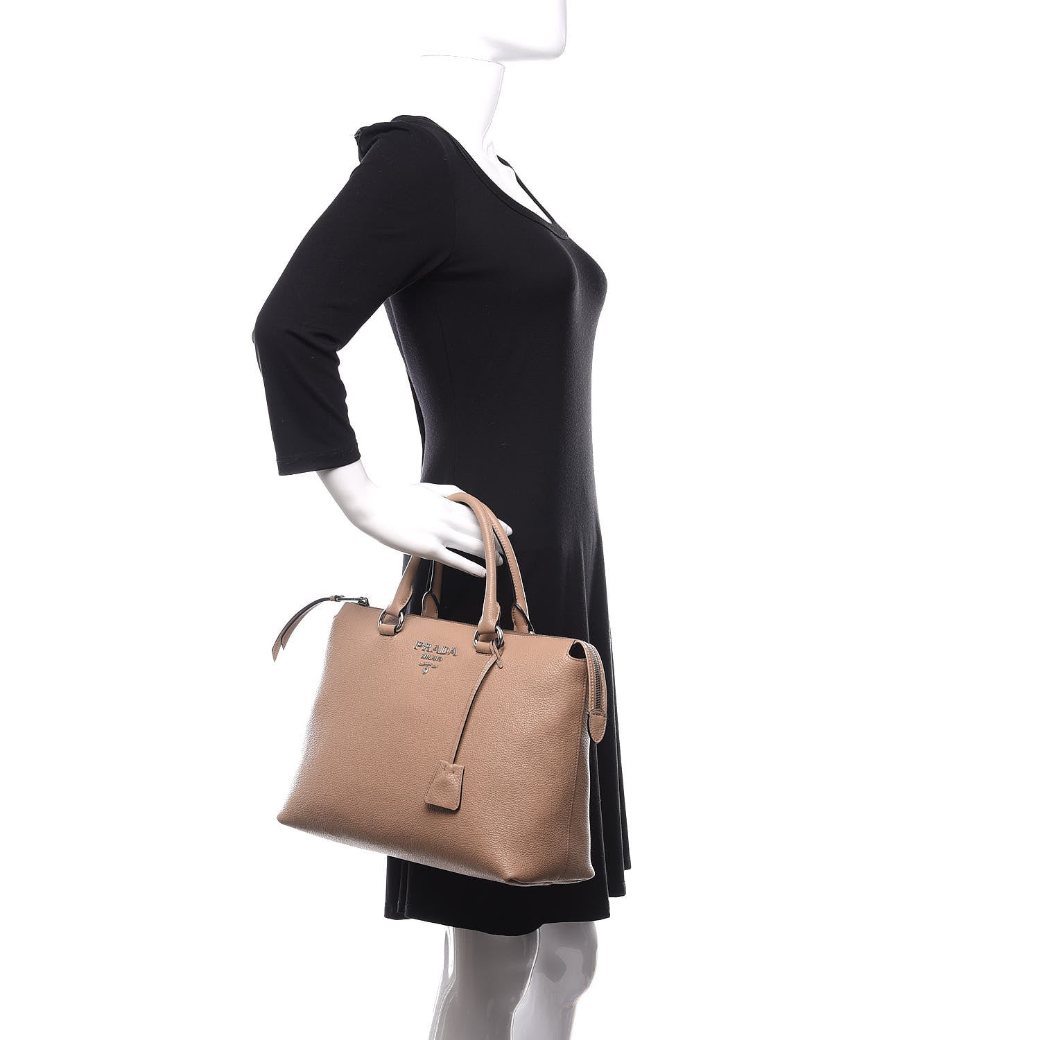 Prada Vitello Phenix Tote Cammeo 3 of 11