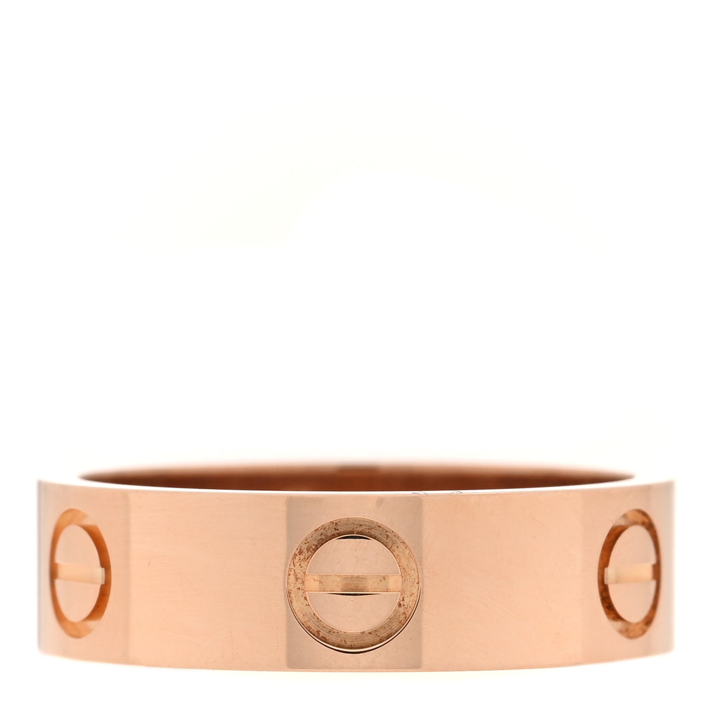 18K Pink Gold 5.5mm LOVE Ring 54 6.75