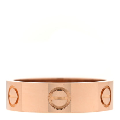 Cartier 18K Pink Gold 5.5mm LOVE Ring 54 6.75 1 of 4
