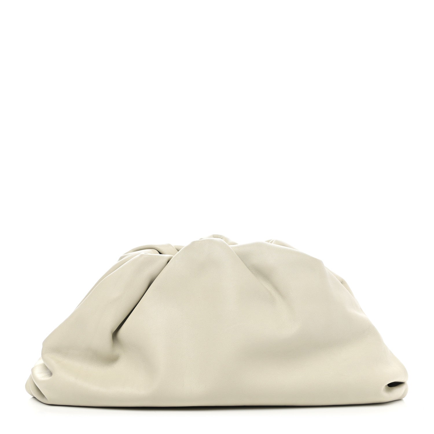 Bottega Veneta Smooth Butter Calf The Pouch Oversized Clutch Mist 1 of 12